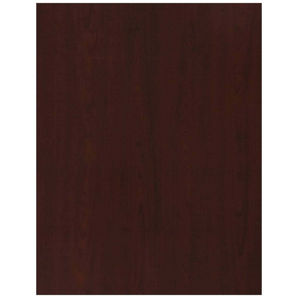 Cherry Square Conference Table with Metal Disc Base W96573