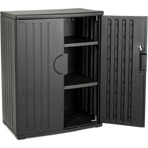 Black 46 in. Storage Cabinet O250