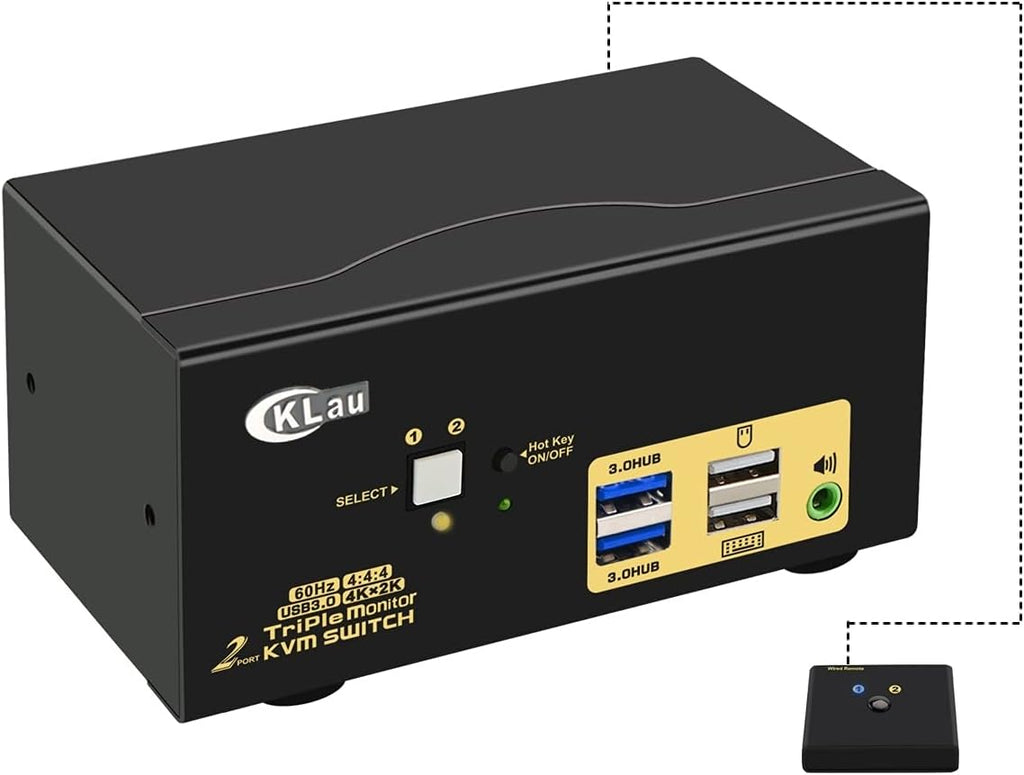 2 Port HDMI VGA KVM Switch with Audio and Cables F9909