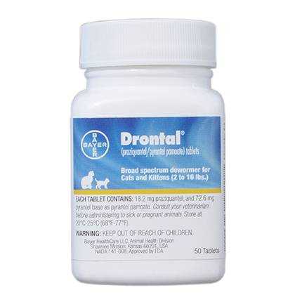 Cat Dewormer Tablets 18.2 mg Praziquantel 72.6 mg Pyrantel S1385