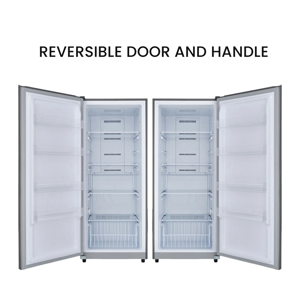 17 cu. ft Convertible Upright Freezer/Refrigerator in Black Y152843