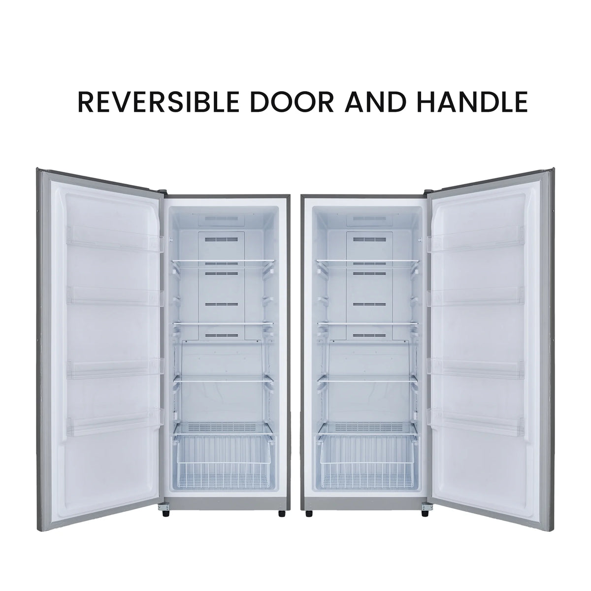 17 cu. ft Convertible Upright Freezer/Refrigerator in Black Y152843