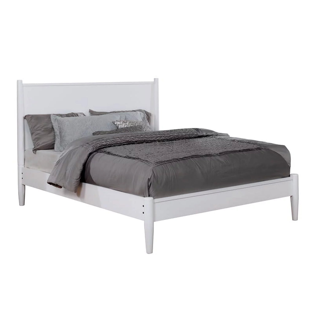 White Solid Wood King Bedroom Set with Nightstand Z825584