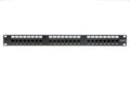 24 Port Cat6 1RU Rack Mount Patch Panel A92523