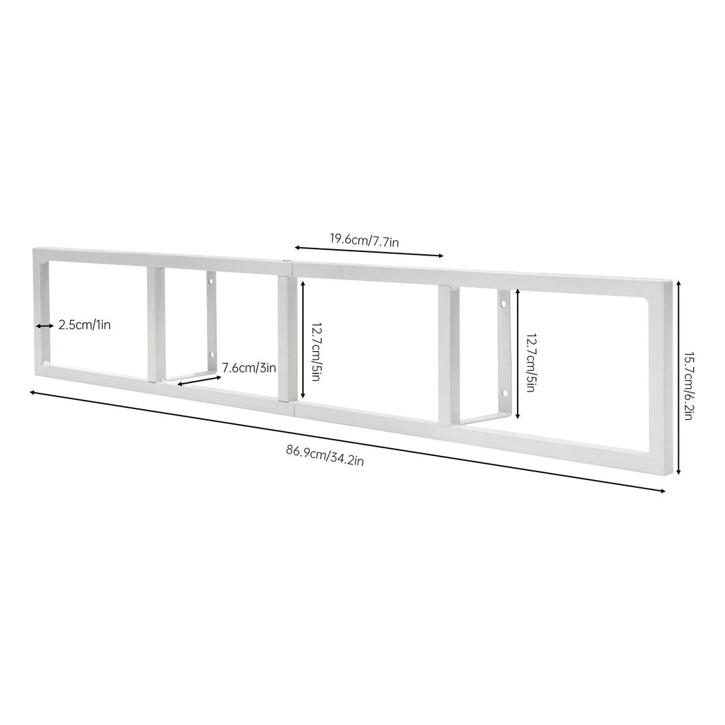 Metal Wall Mount CD DVD Media Storage Rack Y117745