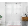Frameless Shower Door Wall Hinge Brushed Nickel M306