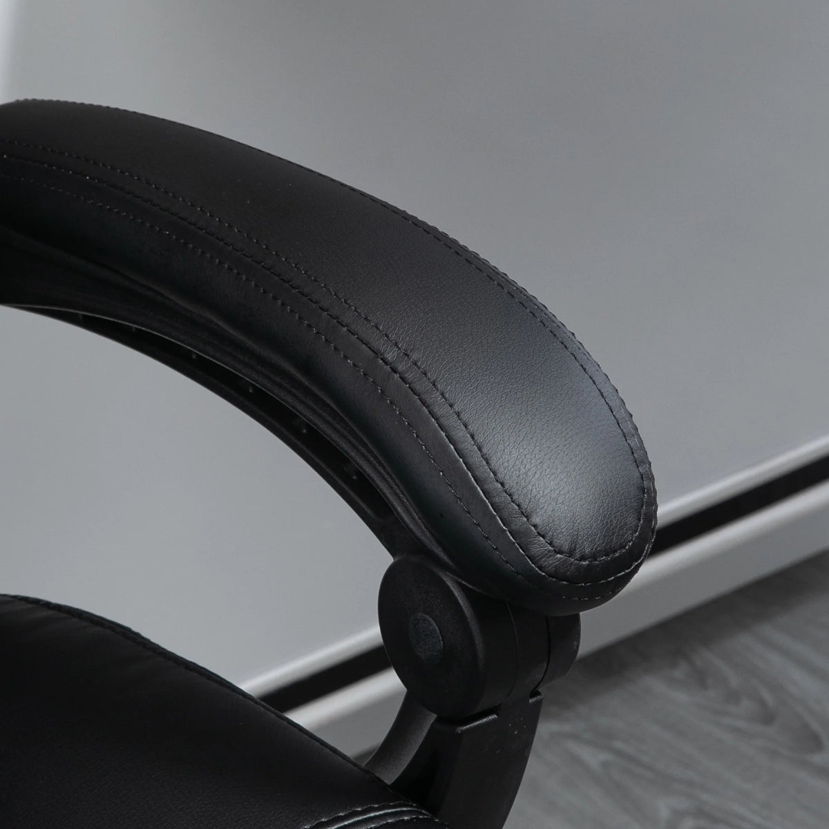 Black PU Leather Executive Office Chair with Vibration Massage B7979