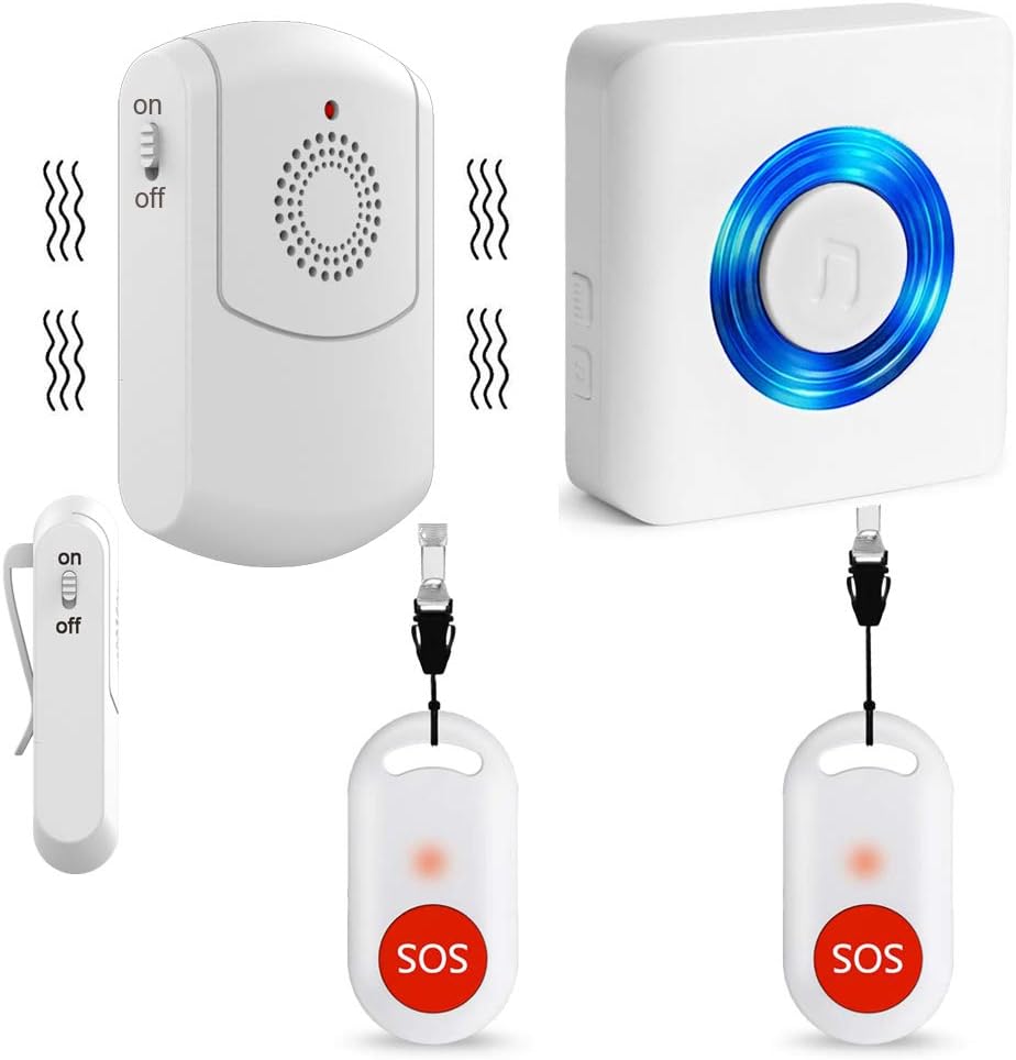 Wireless Motion Sensor Alert Alarm with 3 Receiver and 2 Monitor Motion S8222