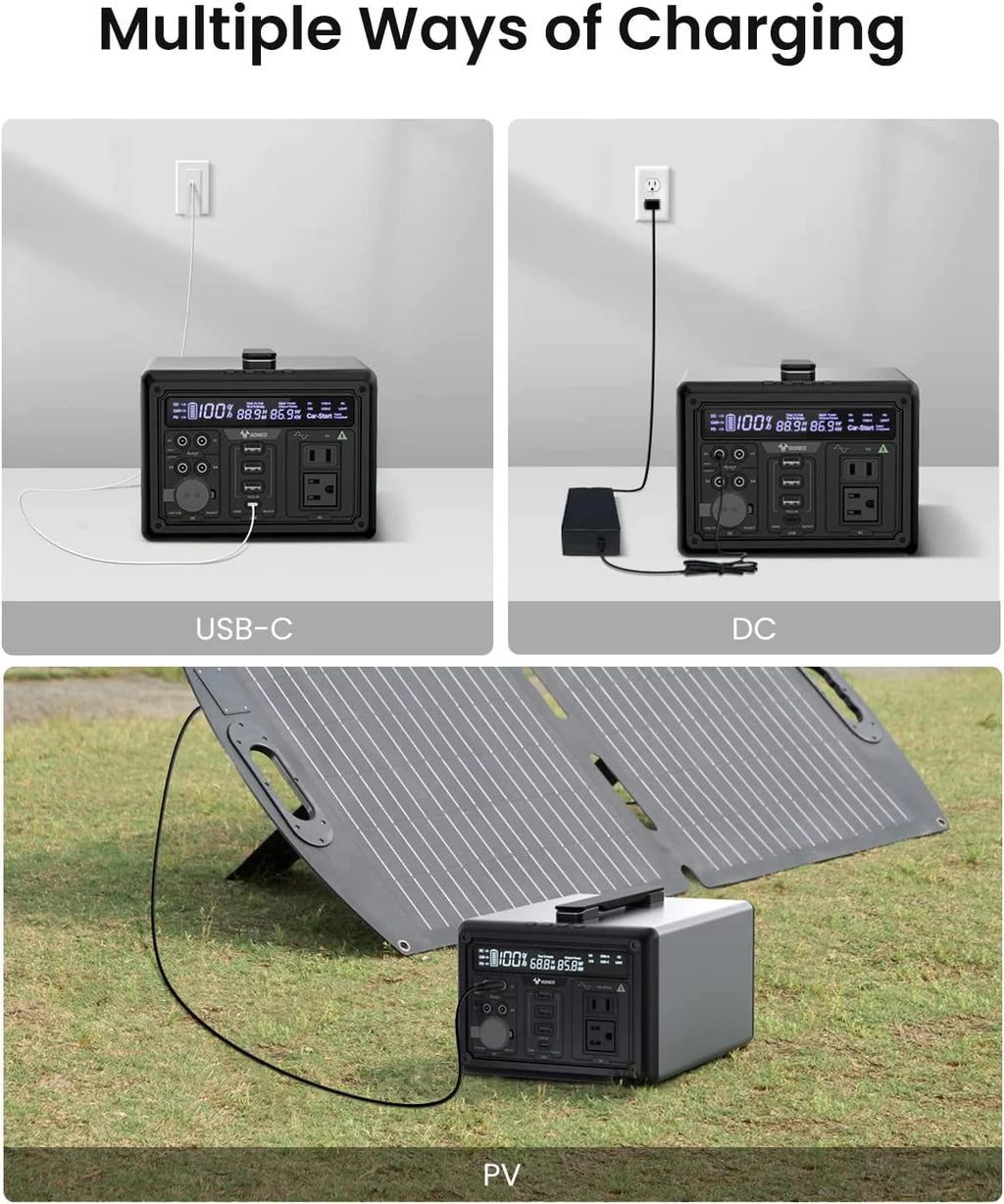 Portable Power Station 607Wh 600W AC Outlet H971960
