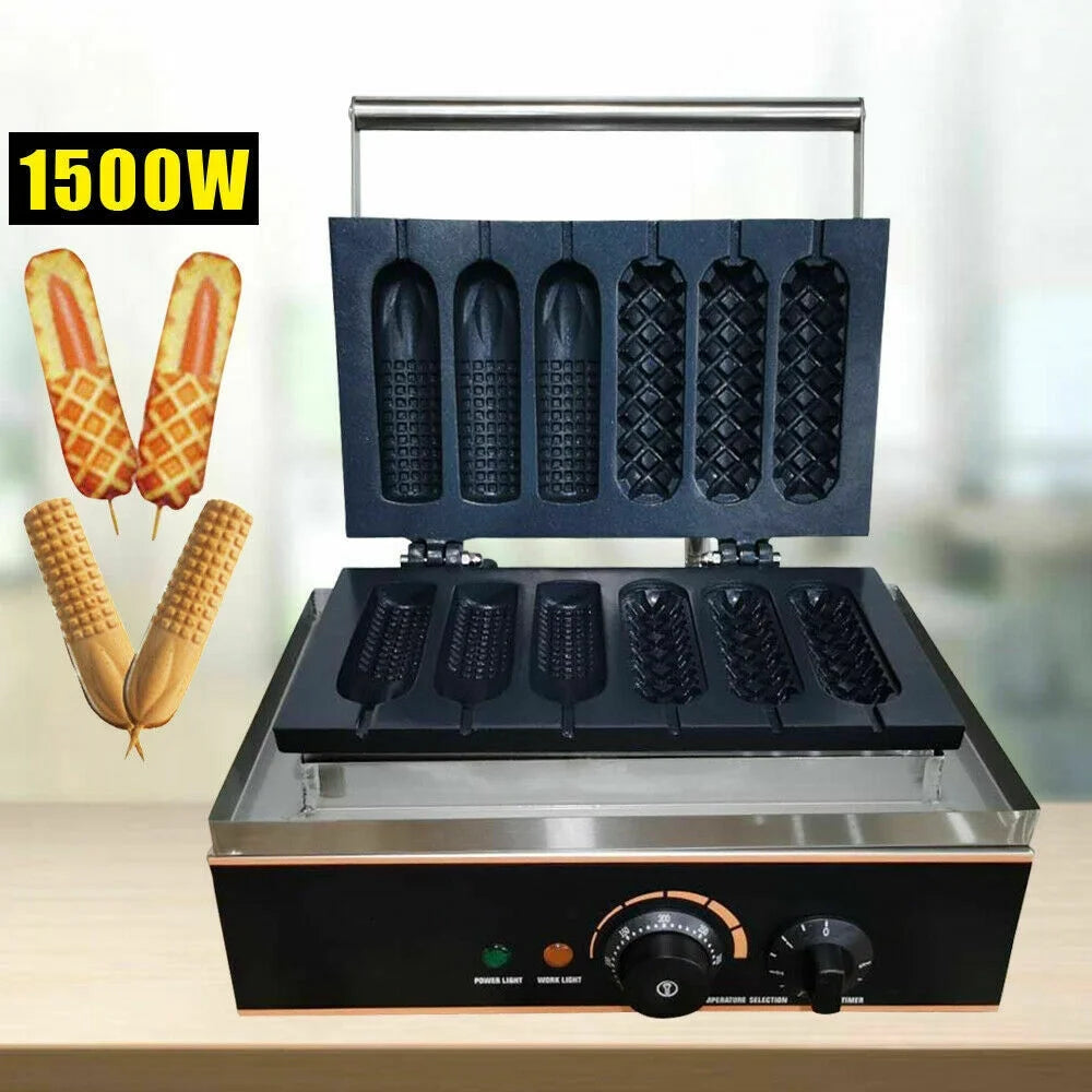 6 Slots Nonstick Electric Waffle Maker C132