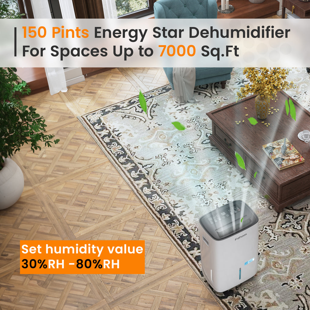 150 Pints Dehumidifier with Pump and Drain Hose O91787