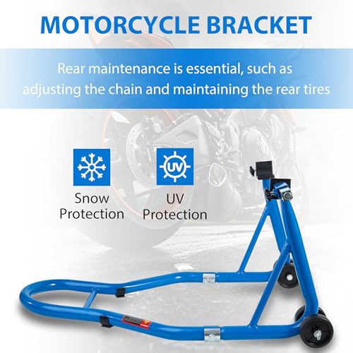 Blue Motorcycle Rear Wheel Lift Stand S13675