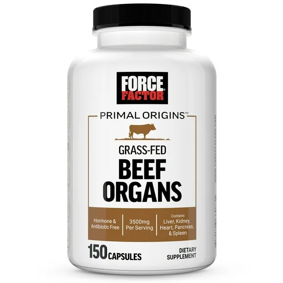 Pasture-Raised Grass Fed Beef Organ Supplement 150 Capsules G27428