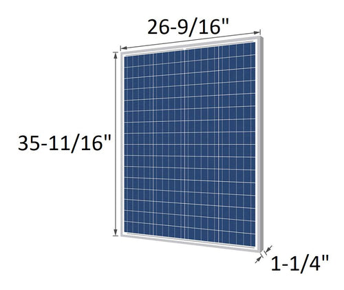 100 Watt 12 Volt Polycrystalline Solar Panel S56592