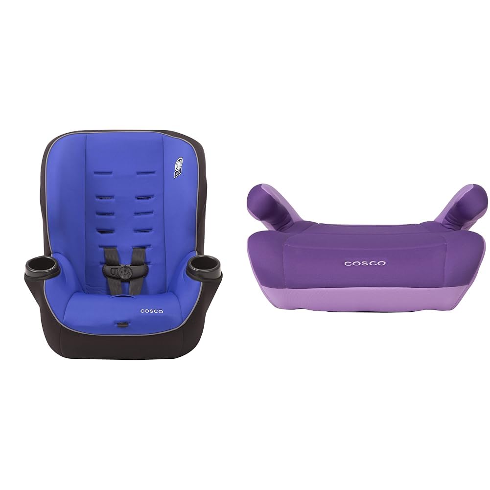 2-in-1 Convertible Car Seat Rear-Facing 5-40 lbs Forward-Facing 22-40 lbs Booster Seat 40-100 lbs O4566