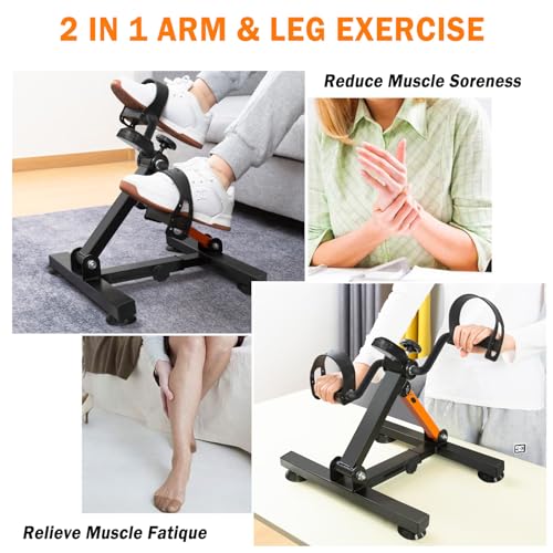 Adjustable Foldable Pedal Exerciser with Suction Cup Feet B11691