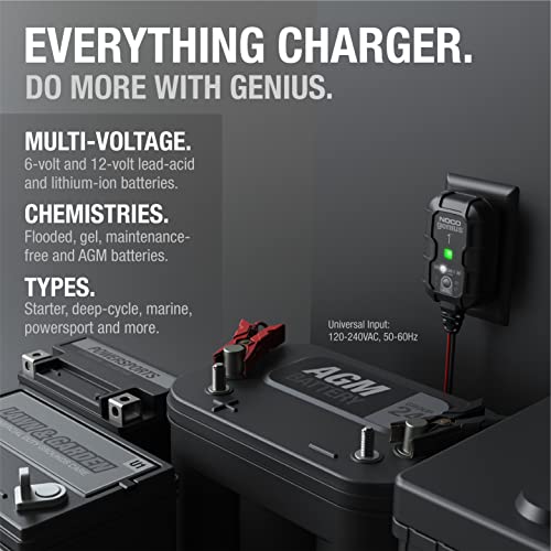 1A 6V and 12V Smart Car Battery Charger H9037