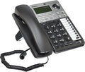 2-Line Corded Telephone with Digital Answering System and Caller ID, Black/Silver U982052