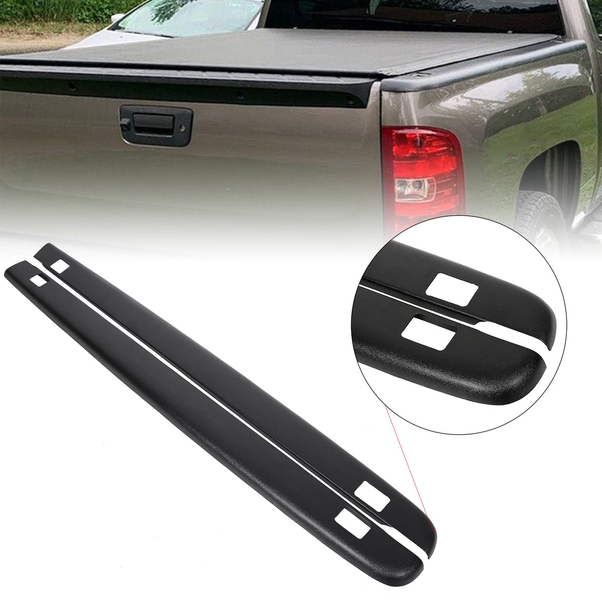 Black Bed Rail Caps with Stake Holes C760142