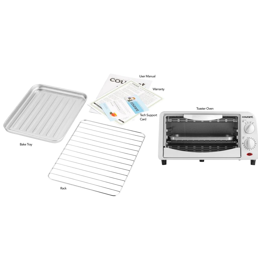 White 4-slice Toaster Oven Z3072