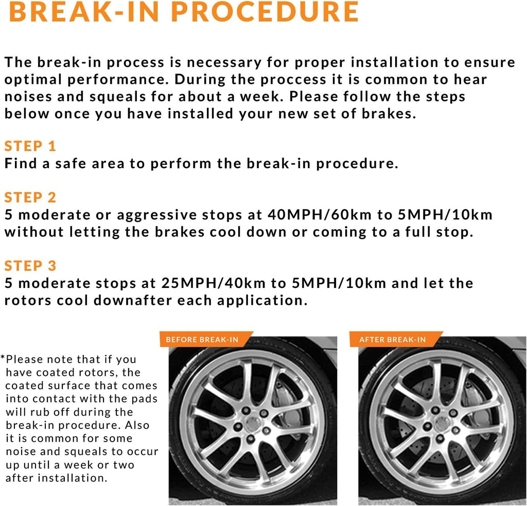 Rear Carbon Ceramic Brake Rotors with Pads J6094