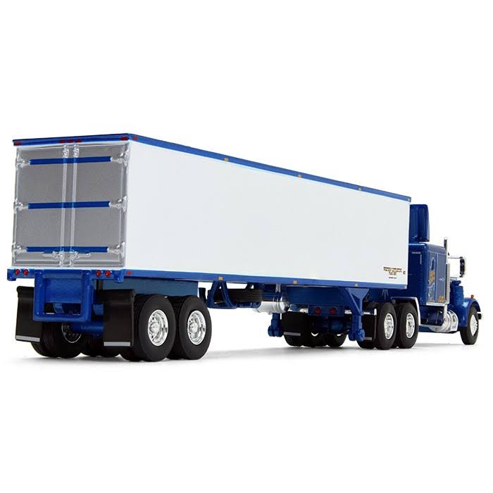 Blue 1:64 Scale Diecast Sleeper Cab with Trailer K850302