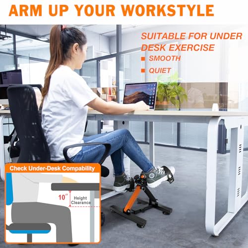 Adjustable Foldable Pedal Exerciser with Suction Cup Feet B11691