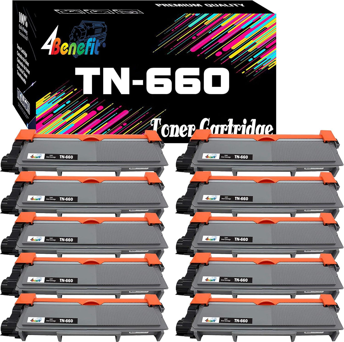 10 Pack Black Compatible Toner Cartridge Replacement Z629
