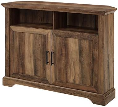 70 Inch Stone Grey Metal and Wood Fireplace TV Stand J1543