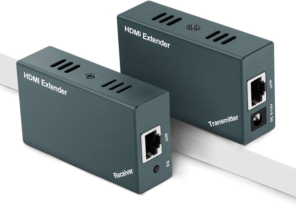 1080P@60Hz HDMI Extender with Local Output, 165ft Over CAT5e/CAT6/CAT7 Cable U182