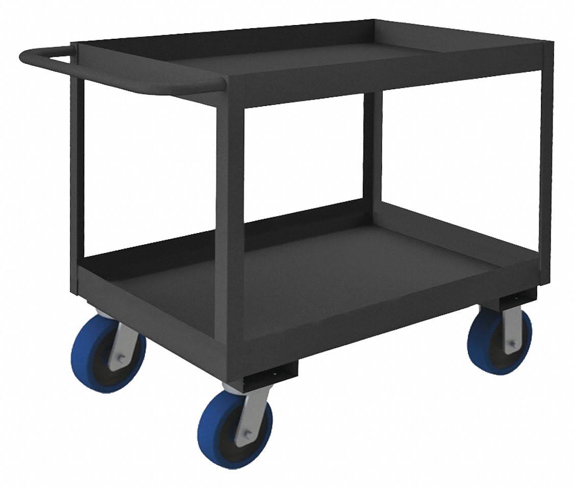 38 in. Rolling Service Cart Gray L36241