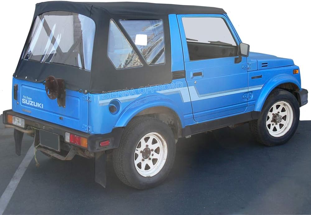 White Leather Grain Vinyl Soft Top O13430