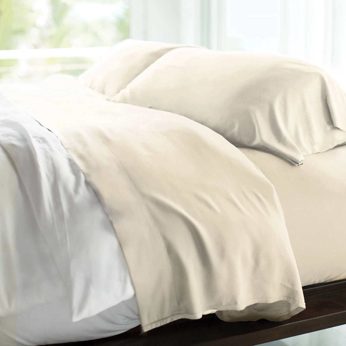 Viscose from Bamboo 4-Piece Split King Bed Sheet Set M9273