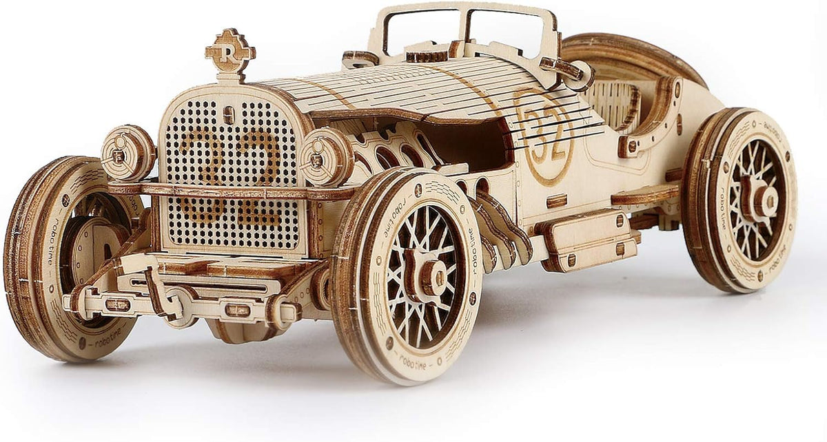 3D Wooden Puzzle Model Car Kit 1:16 Scale Pack of 2 V4959