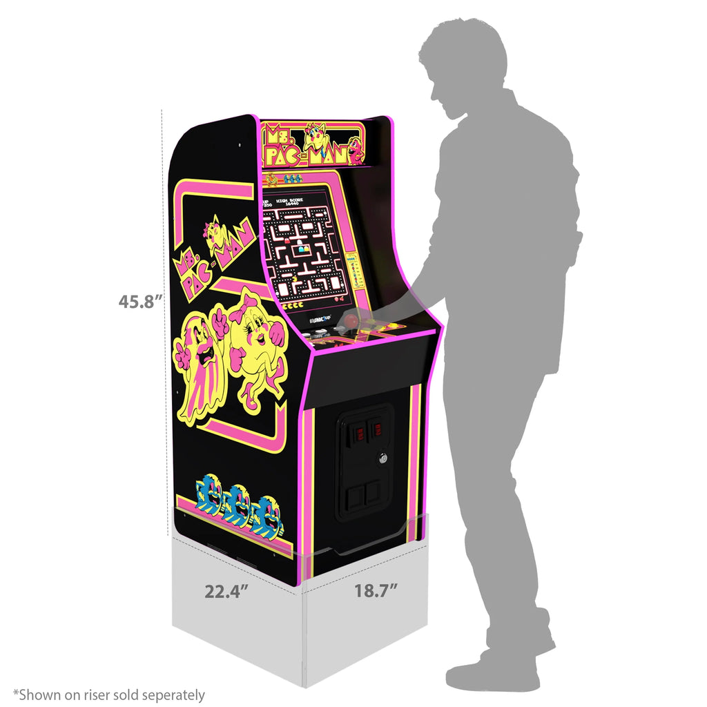 4-foot-tall Stand-up Arcade Game with 14 Classic Games and 17-inch Screen P4812