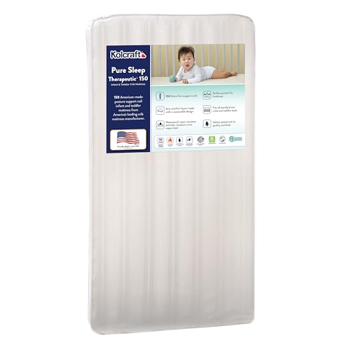 Breathable Crib Mattress with 150 Extra Firm Posture Support Coils K434