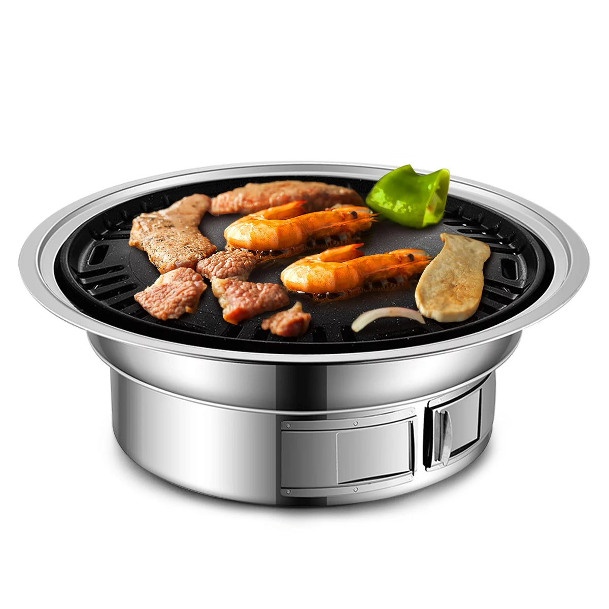 Charcoal Grill Non-stick Stainless Steel BBQ Grill H3939