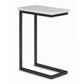 White Marble Top Metal Side Table H62118