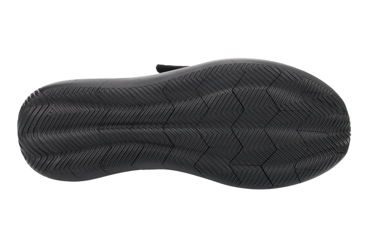 All Black Strap Shoes A4446