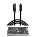 Black USB-C to Mini-USB 2.0 B 8-Pin Cable B4093
