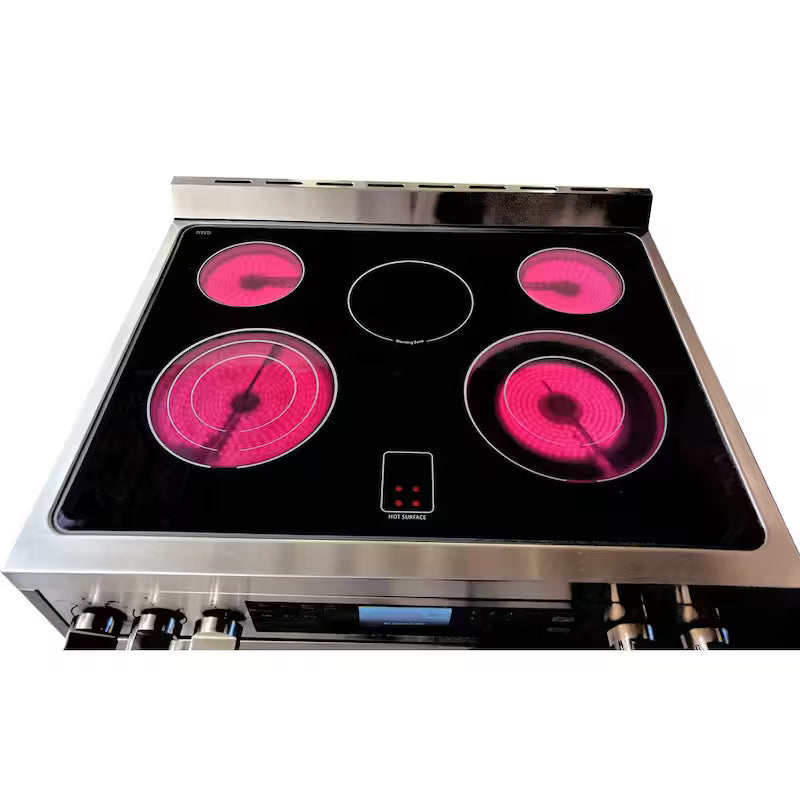 5-Element Electric Range with Convection in Stainless Steel N405