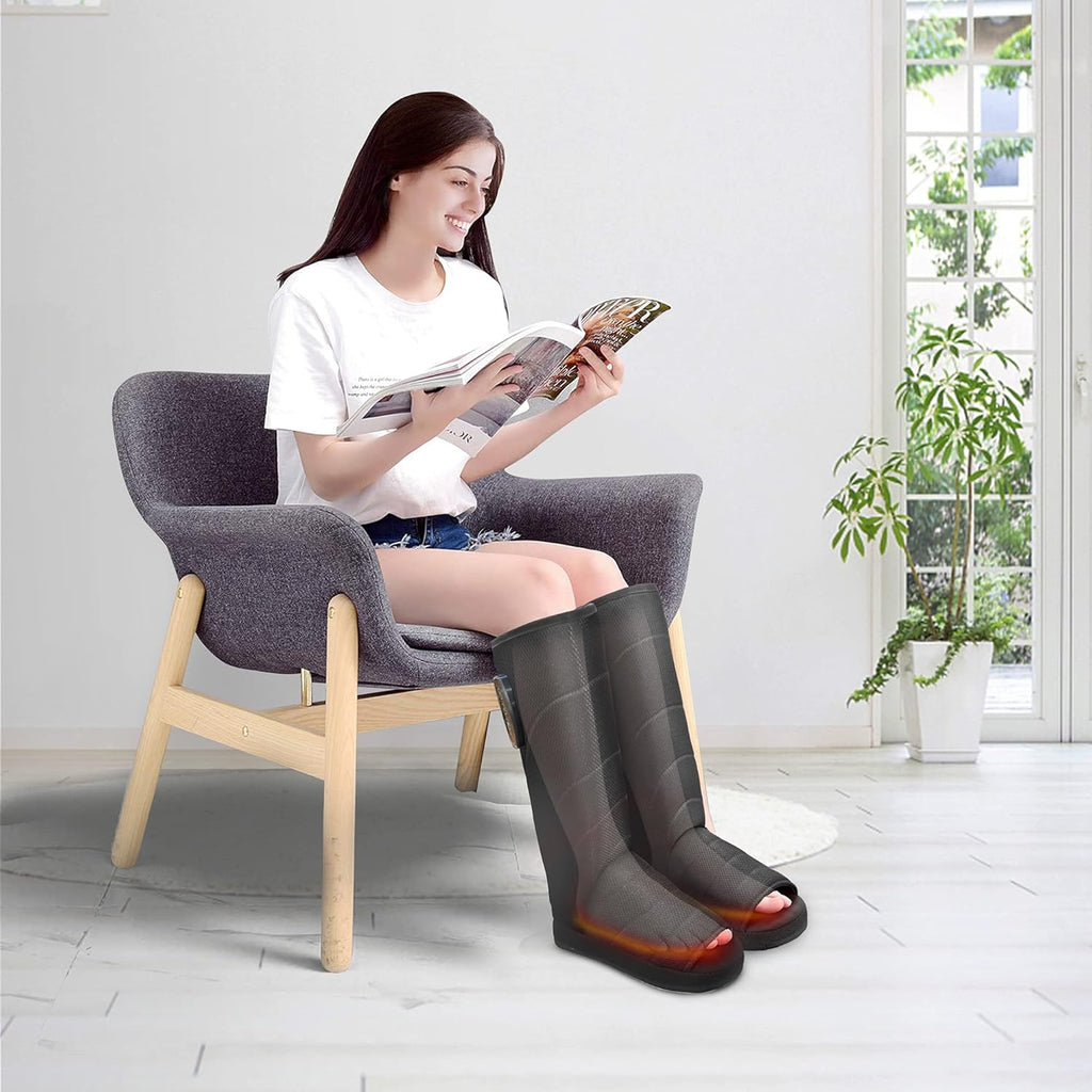Cordless Foot and Leg Massager with Heat, Multiple Settings Y59373