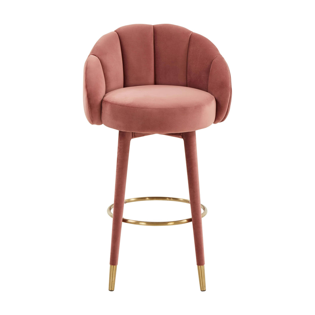 Salmon Swivel Bar Stool K30319