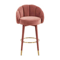 Salmon Swivel Bar Stool K30319