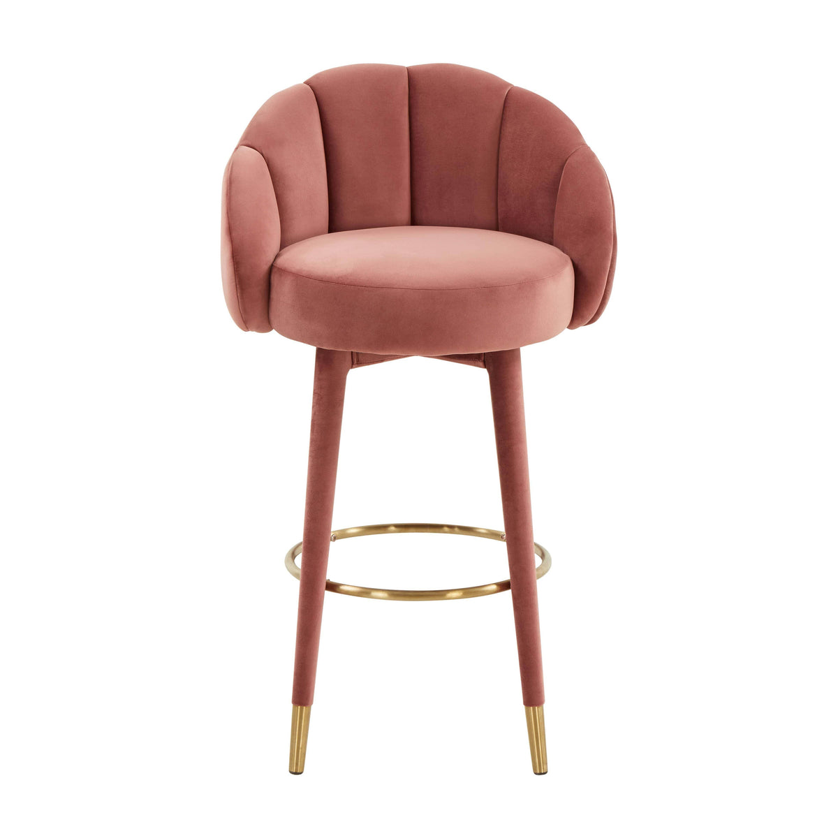 Salmon Swivel Bar Stool K30319