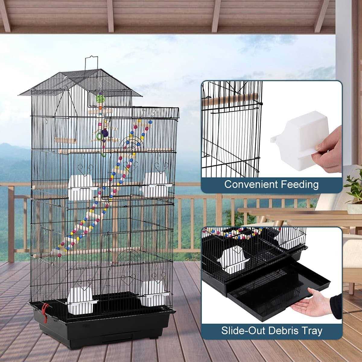 39 Inch Bird Cage with Accessories I544