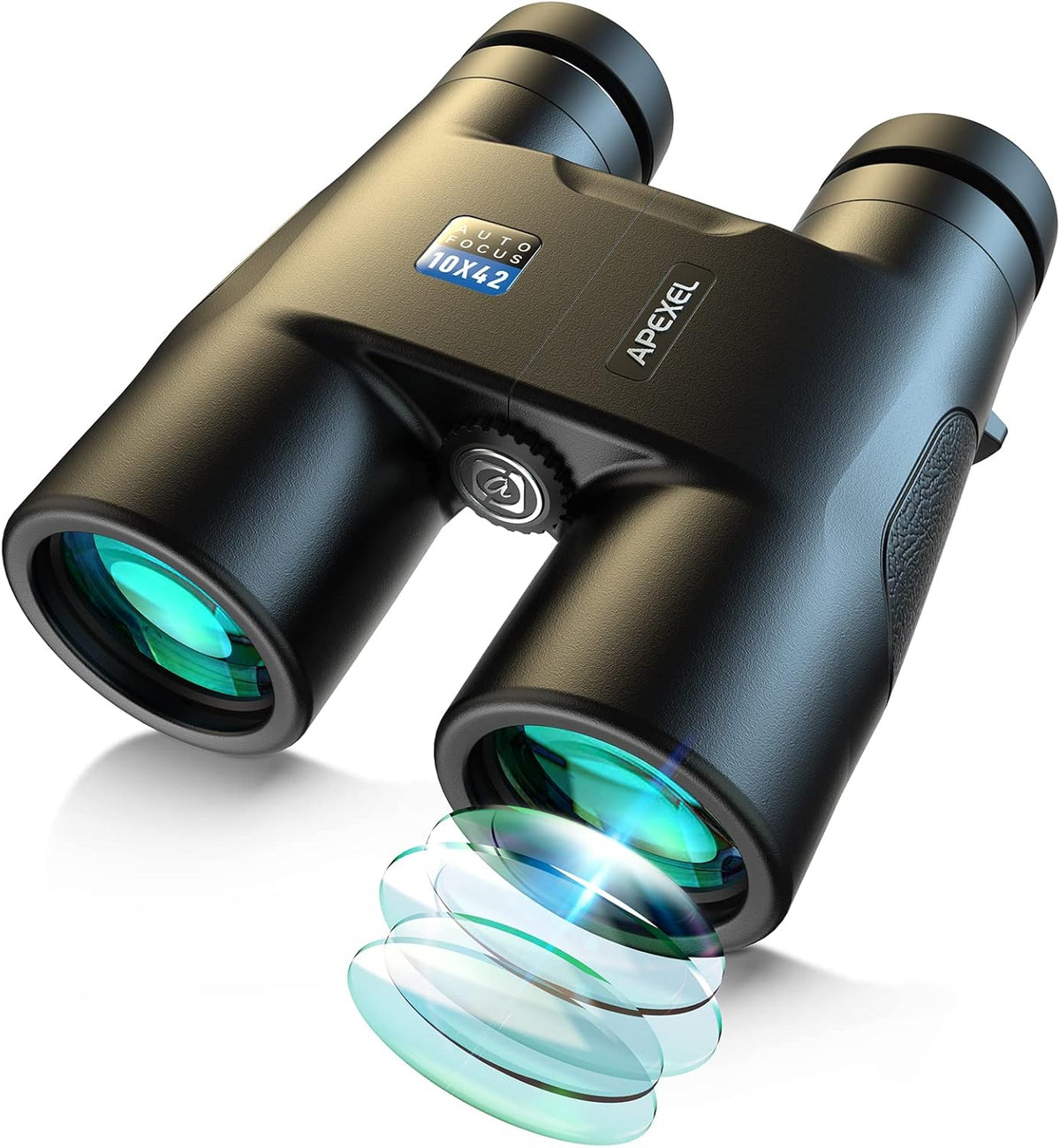 10X42 HD Waterproof Binoculars with Carrying Bag O2122