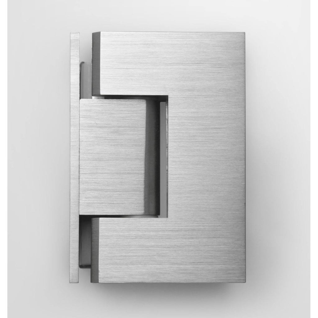Frameless Shower Door Wall Hinge Brushed Nickel M306