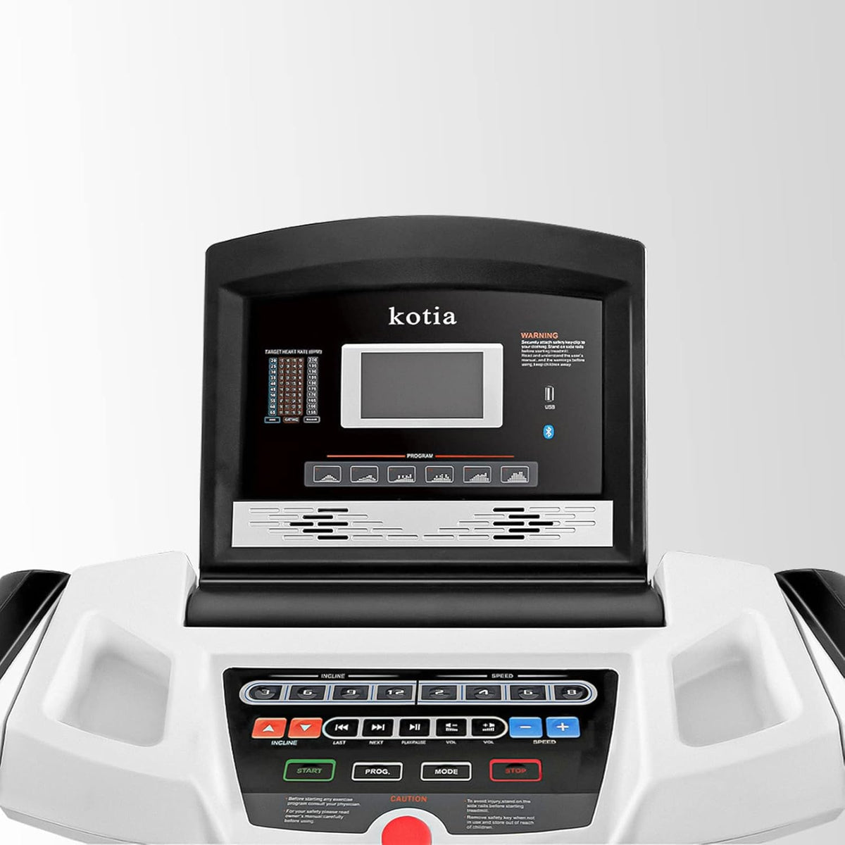 2-in-1 Folding Treadmill with Desk, Electric Treadmill with Auto Incline Bluetooth Speaker B425776