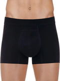 Washable Reusable Cotton Boxer Brief Underwear for Men Black Small X13010